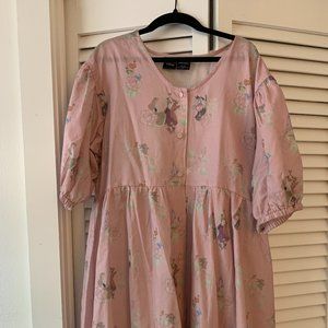 DISNEY SLEEPING BEAUTY AURORA CAKEWORTHY PINK PRINCESS DRESS X-LARGE
